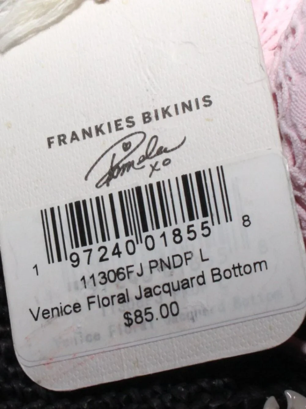 NWT Frankie's Bikinis x Pamela Anderson Venice Bottom Size L